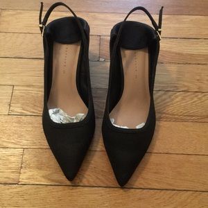 Zara black heels